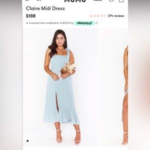 Show me your mumu claire midi dress